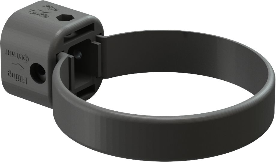 Хомут трубы универсальный пластиковый купить в Санкт-Петербурге