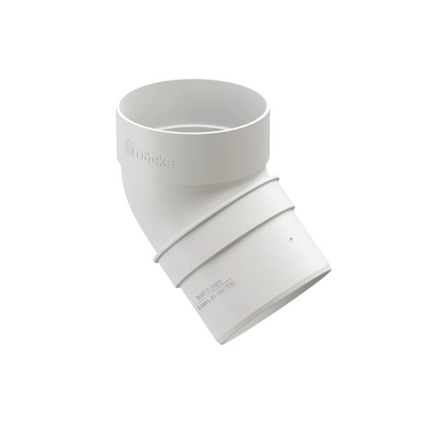 Колено 45&deg пластиковое Docke Standart купить в Санкт-Петербурге