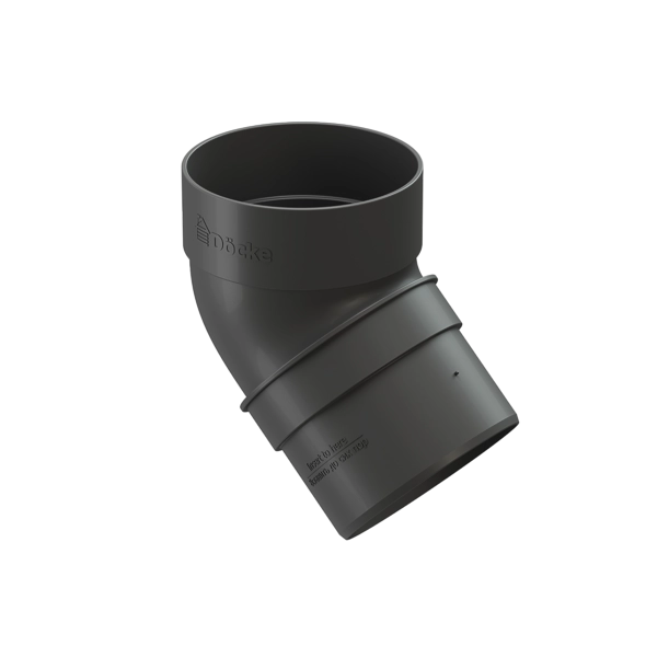 Колено 45&deg пластиковое Docke Standart купить в Санкт-Петербурге