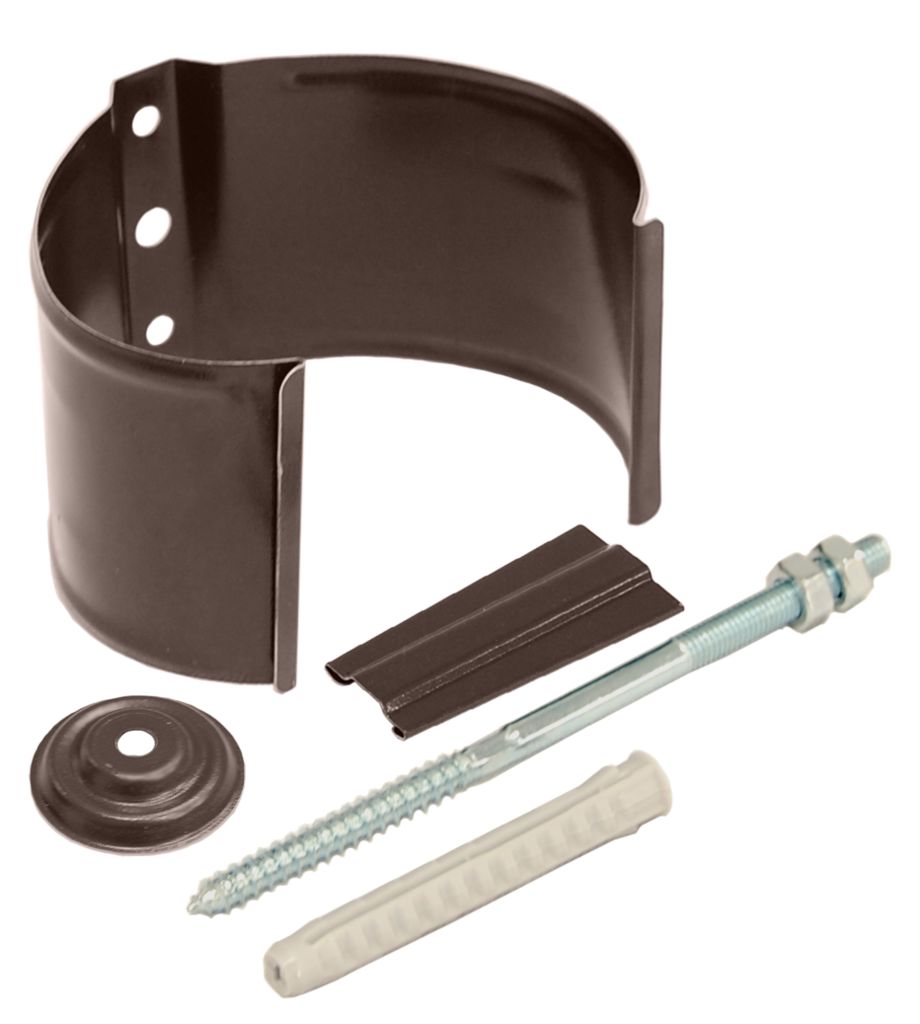 Хомут трубы на кирпич (метиз) металлический D90 купить в Санкт-Петербурге