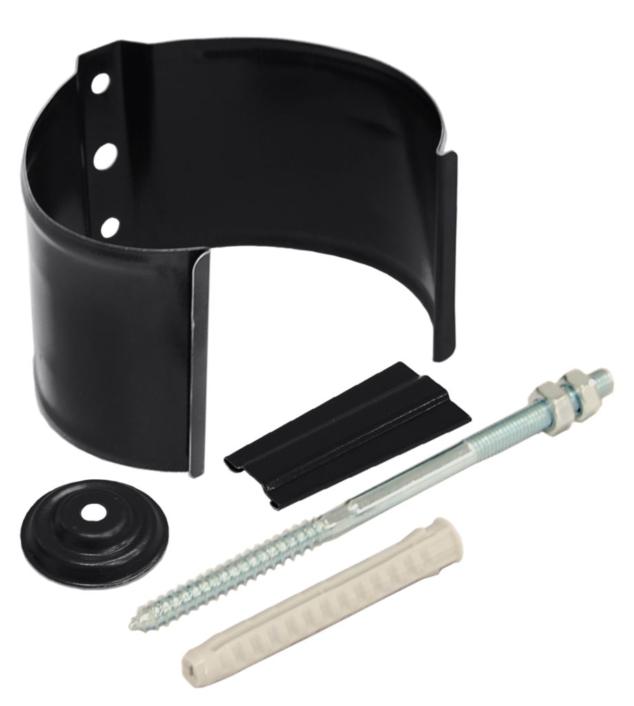 Хомут трубы на кирпич (метиз) металлический D90 купить в Санкт-Петербурге