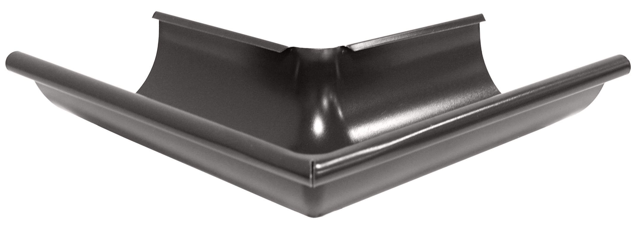 Угол желоба внешний 90&degметаллический D125 купить в Санкт-Петербурге