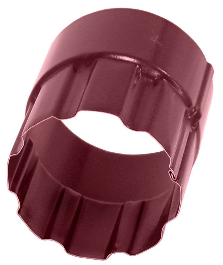 Соединитель трубы металлический D90 купить в Санкт-Петербурге