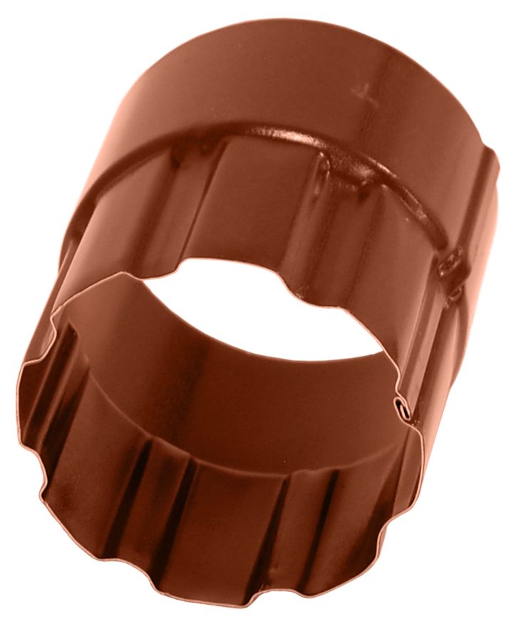 Соединитель трубы металлический D90 купить в Санкт-Петербурге