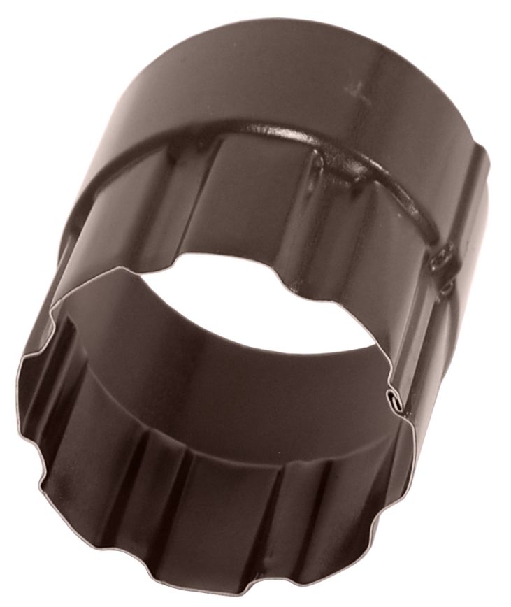 Соединитель трубы металлический D90 купить в Санкт-Петербурге