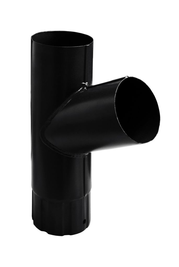 Тройник трубы металлический D90 купить в Санкт-Петербурге