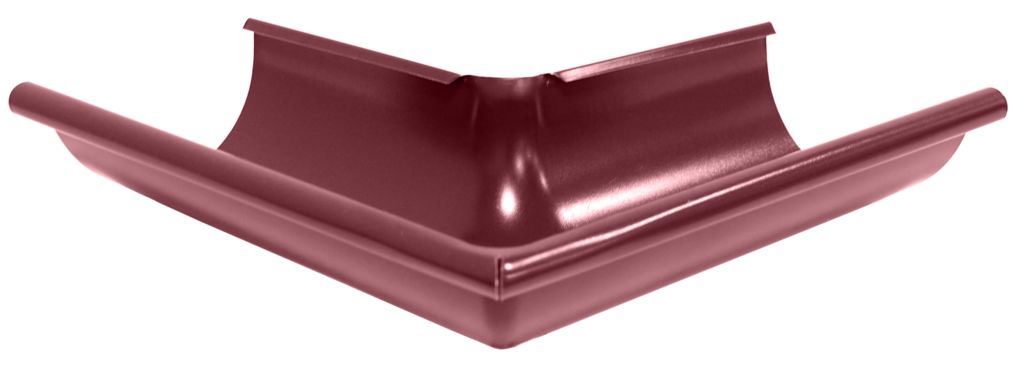 Угол желоба внешний 90&degметаллический D125 купить в Санкт-Петербурге