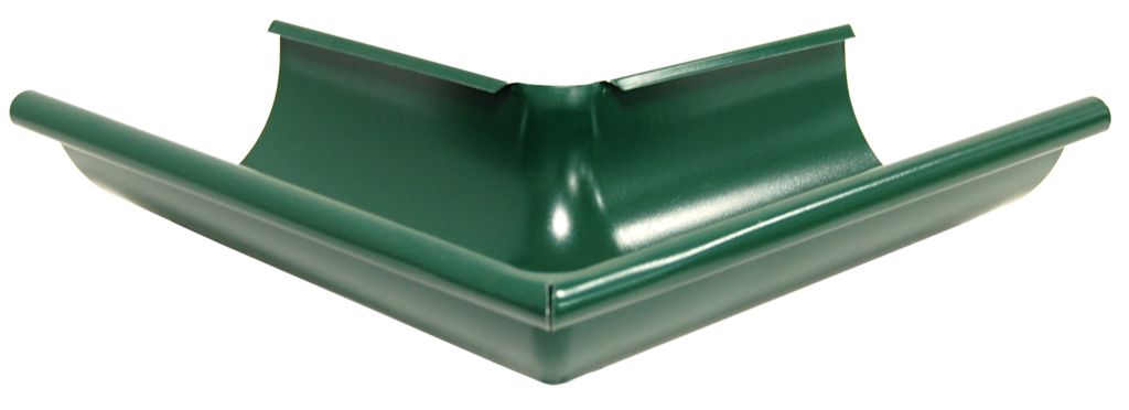 Угол желоба внешний 90&degметаллический D125 купить в Санкт-Петербурге