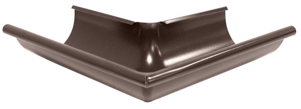 Угол желоба внешний 90&degметаллический D125 купить в Санкт-Петербурге
