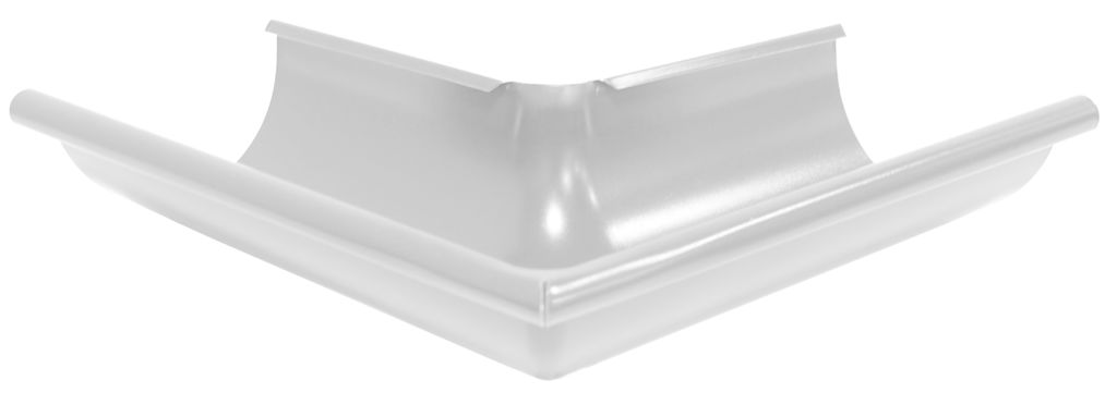 Угол желоба внешний 90&degметаллический D125 купить в Санкт-Петербурге