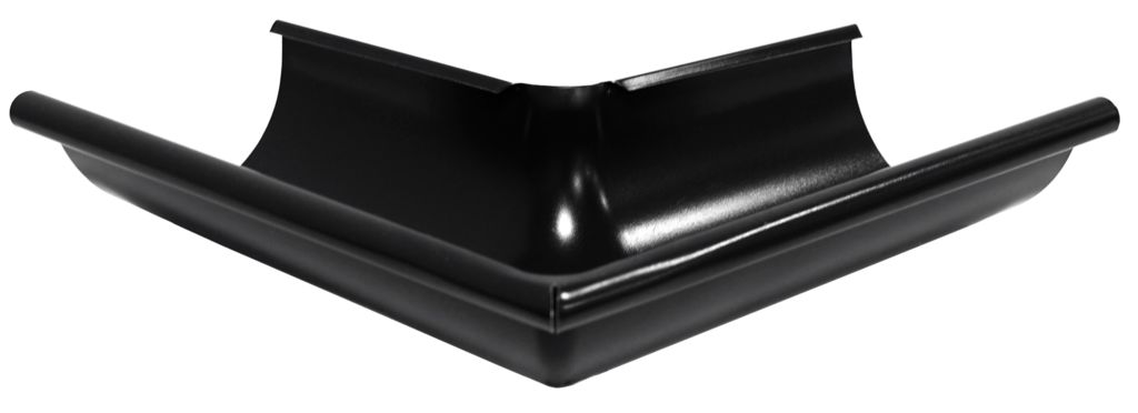 Угол желоба внешний 90&degметаллический D125 купить в Санкт-Петербурге