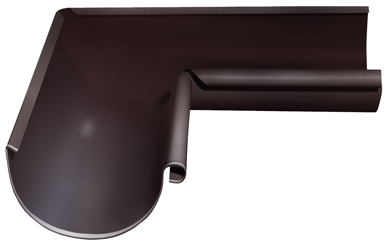 Угол желоба внутренний 90° D125 GrandLine ПЭ купить в Санкт-Петербурге