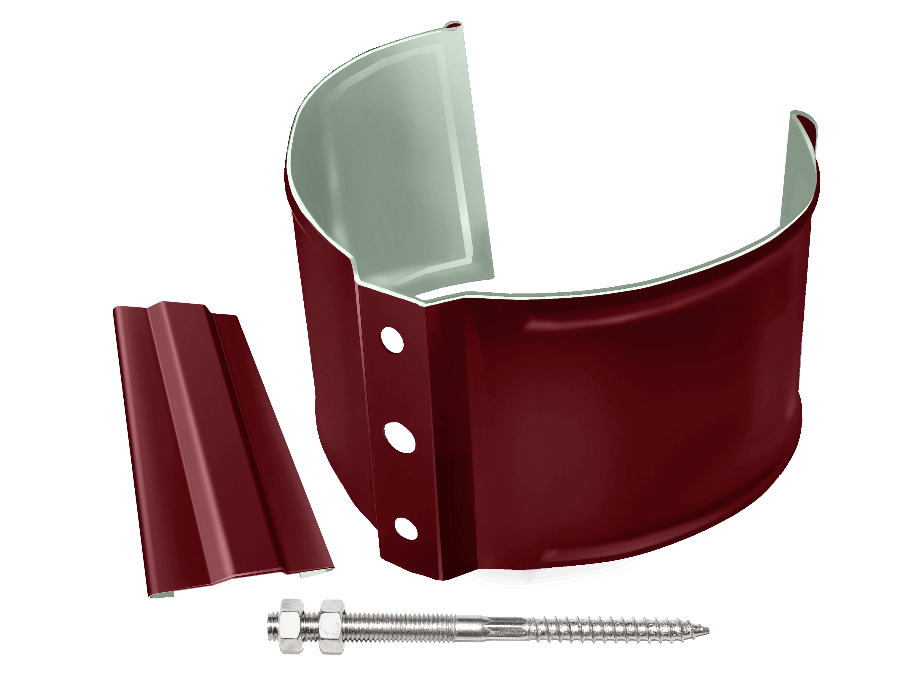 Хомут (кронштейн) трубы на кирпич (метиз) D90 GrandLine ПЭ купить в Санкт-Петербурге