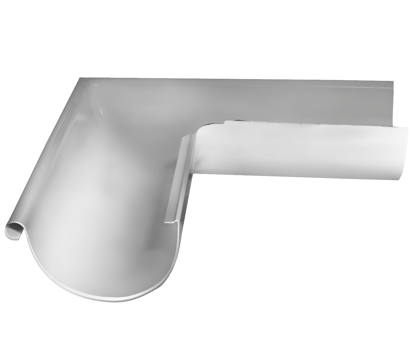 Угол желоба внешний 90° D150 GrandLine ПЭ купить в Санкт-Петербурге