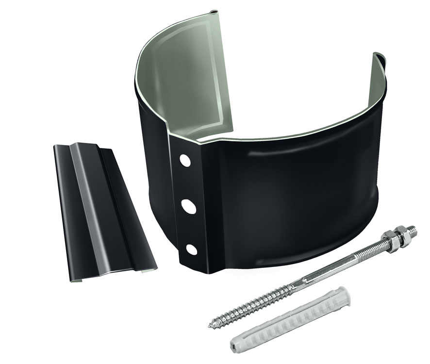 Хомут (кронштейн) трубы на кирпич (метиз) D100 GrandLine ПЭ купить в Санкт-Петербурге