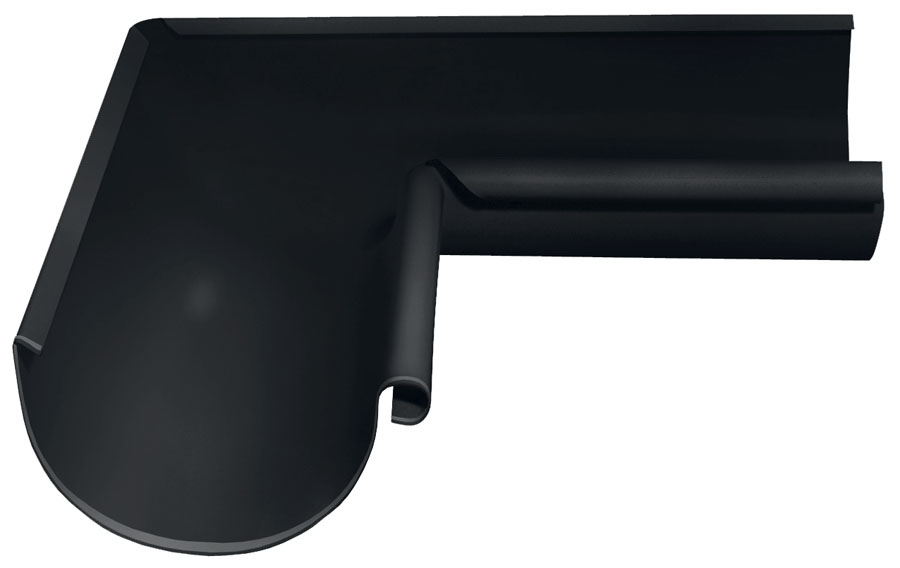 Угол желоба внешний 90° D125 GL ПЭ Matt купить в Санкт-Петербурге