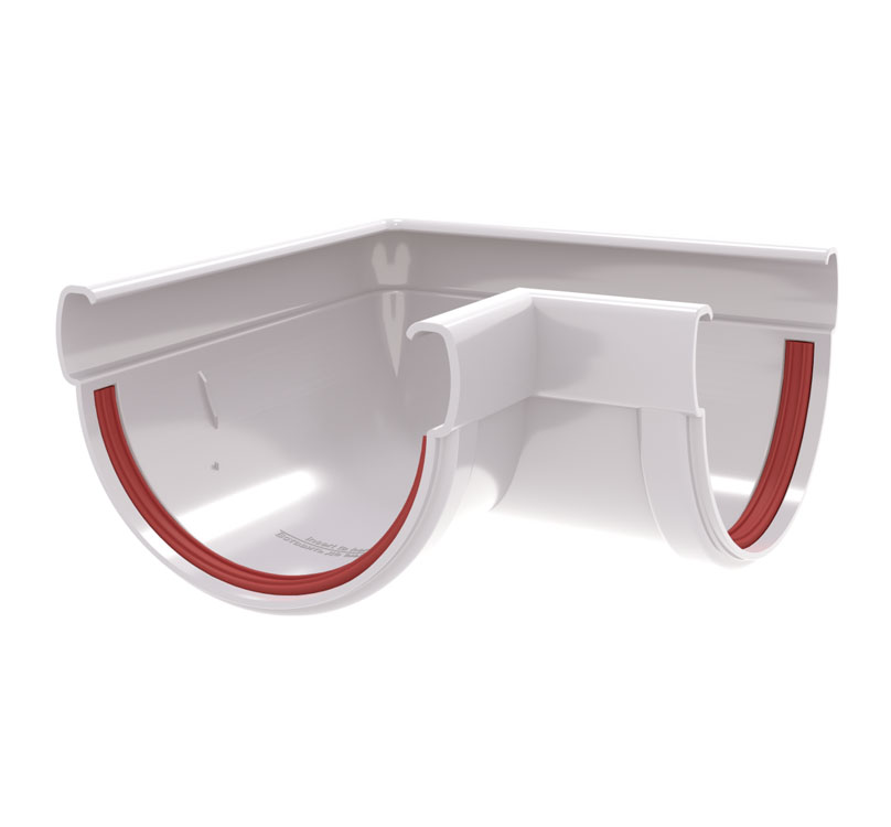 Угол желоба 90° универсальный Классика купить в Санкт-Петербурге