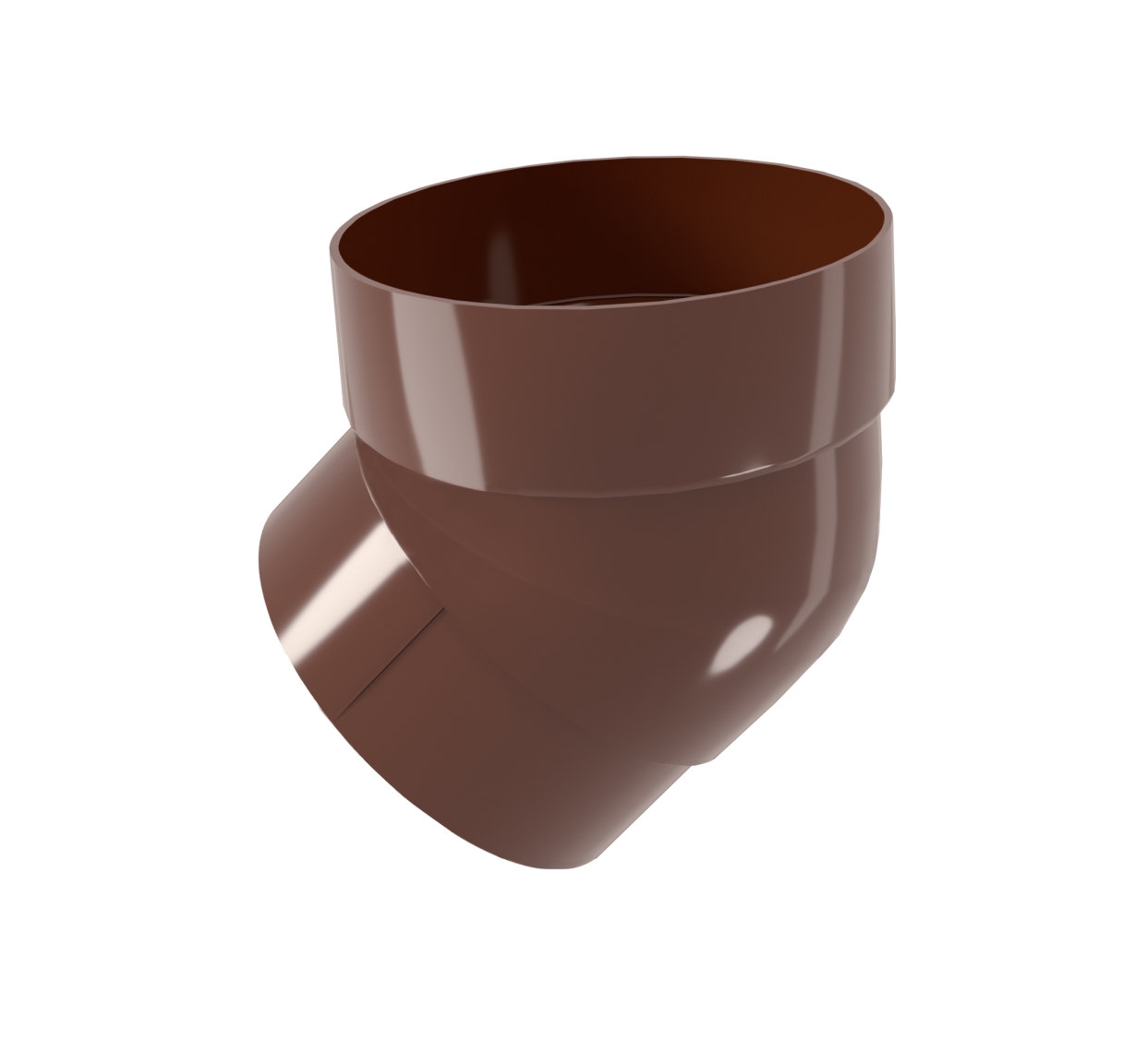 Колено 45° D90 шоколадный (8017) ПВХ GrandLine Дизайн/Классика купить в Санкт-Петербурге