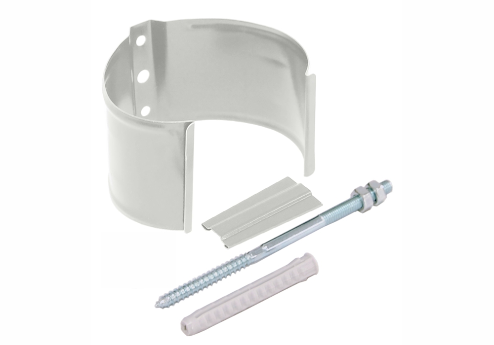 Хомут трубы металлический “клин” (в комплекте шпилька-саморез + дюбель) Классика/Дизайн купить в Санкт-Петербурге