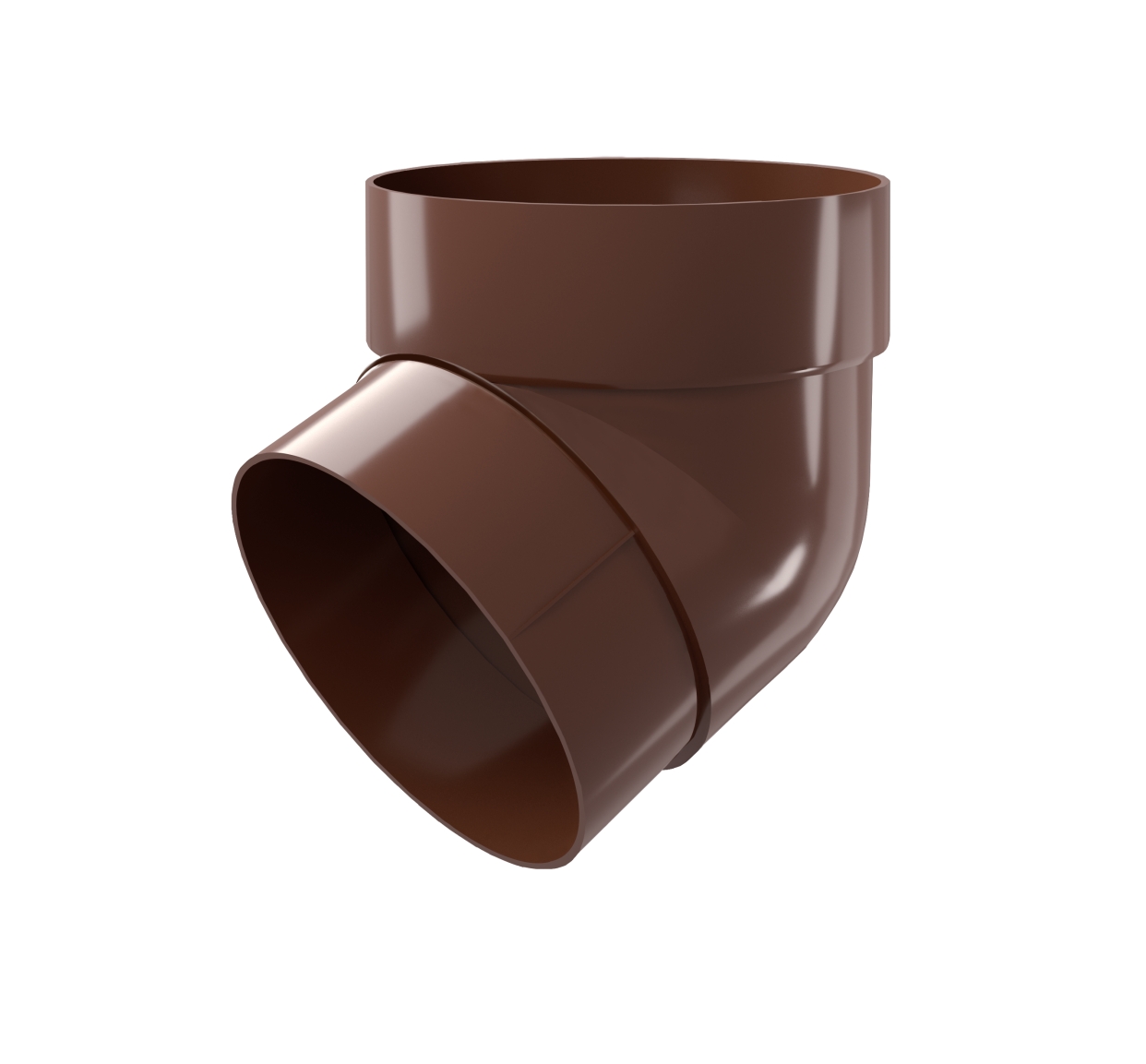 Колено 67° D90 шоколадный (8017) ПВХ GrandLine Дизайн/Классика купить в Санкт-Петербурге