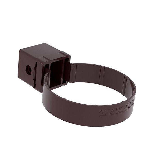 Хомут трубы Kliker пластиковый D90 шоколадный (8017) ПВХ GrandLine Дизайн/Классика купить в Санкт-Петербурге