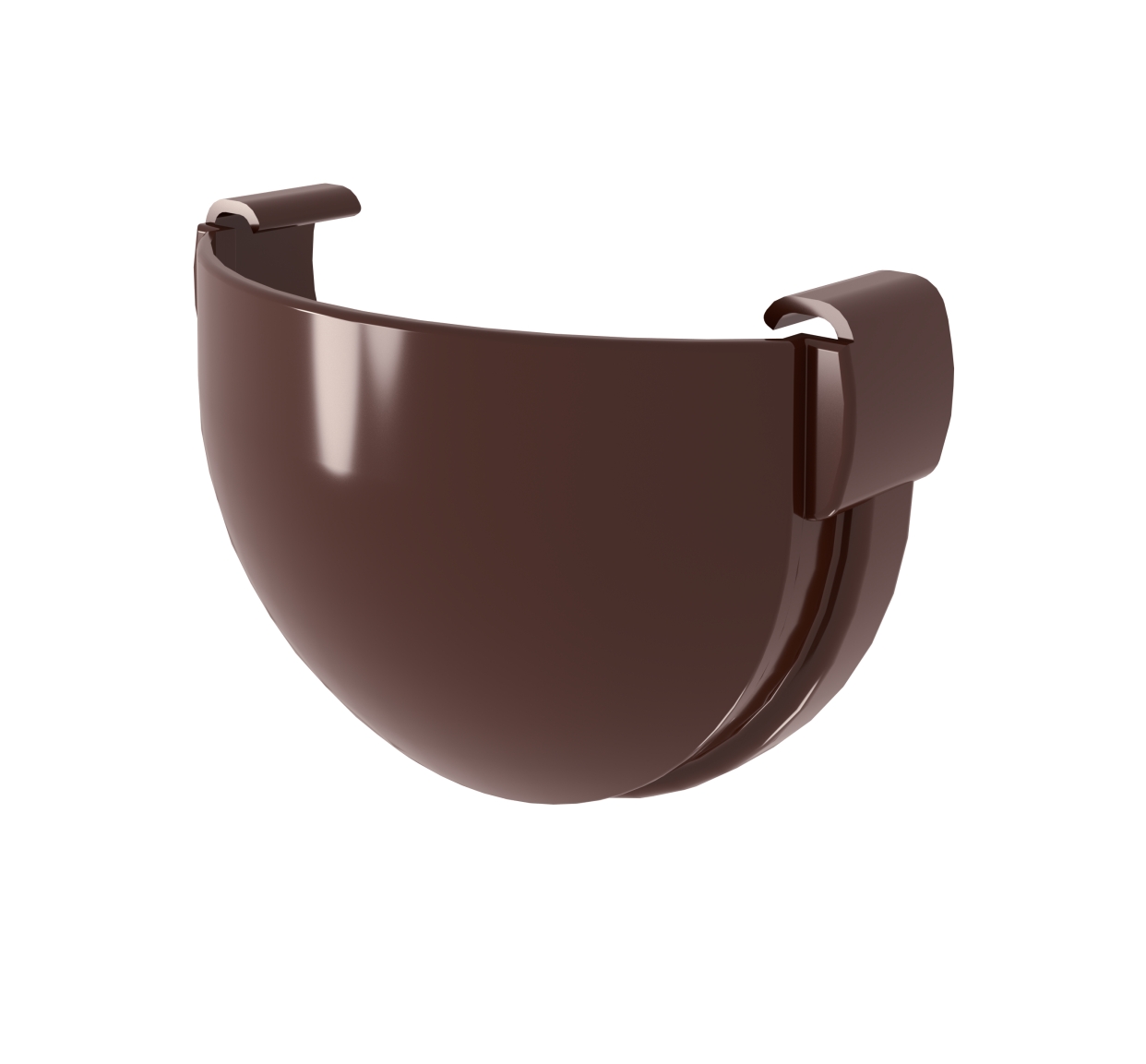 Заглушка желоба универсальная D135 шоколадный (8017) ПВХ GrandLine Дизайн купить в Санкт-Петербурге