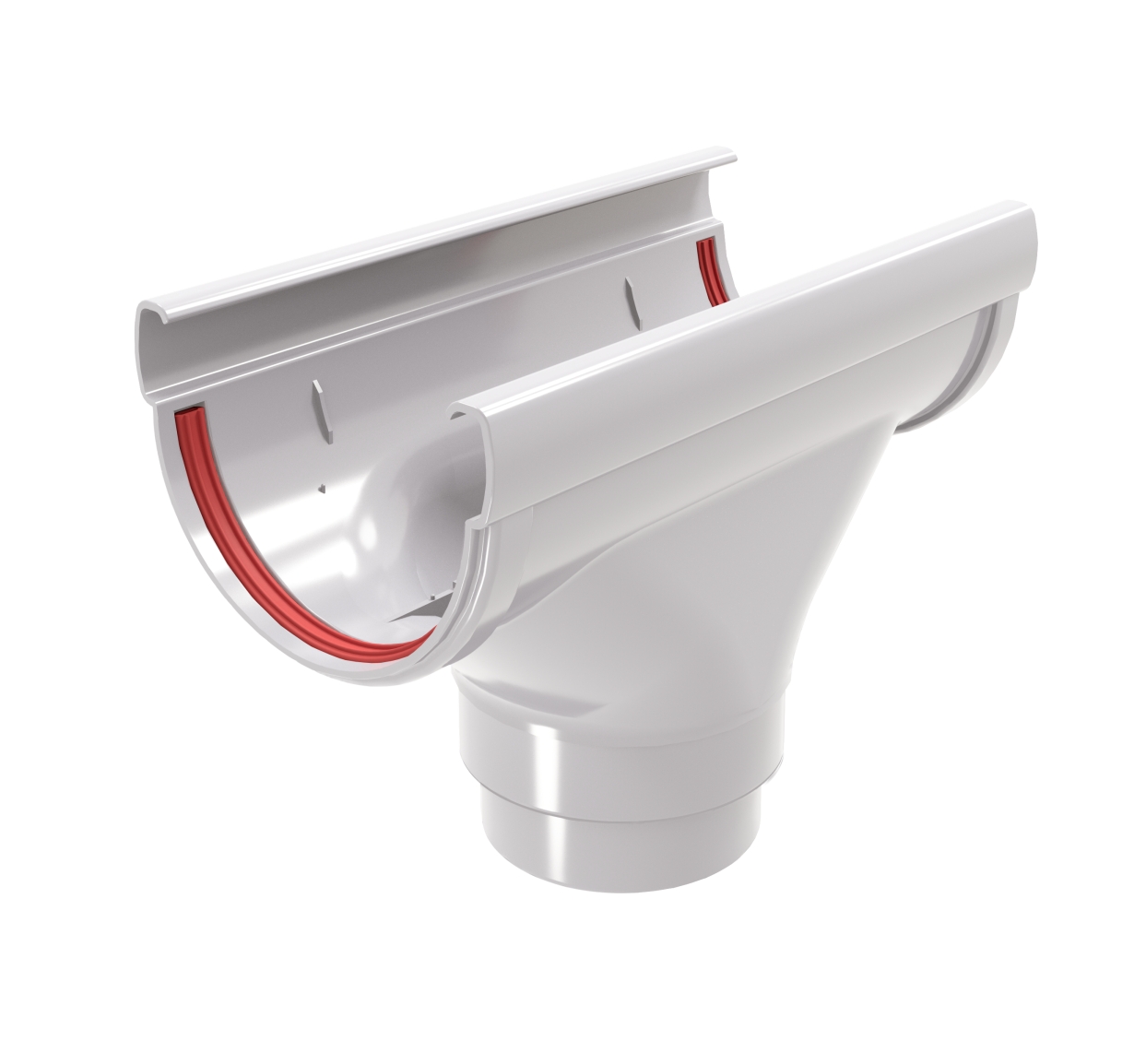 Воронка желоба Дизайн, белая купить в Санкт-Петербурге