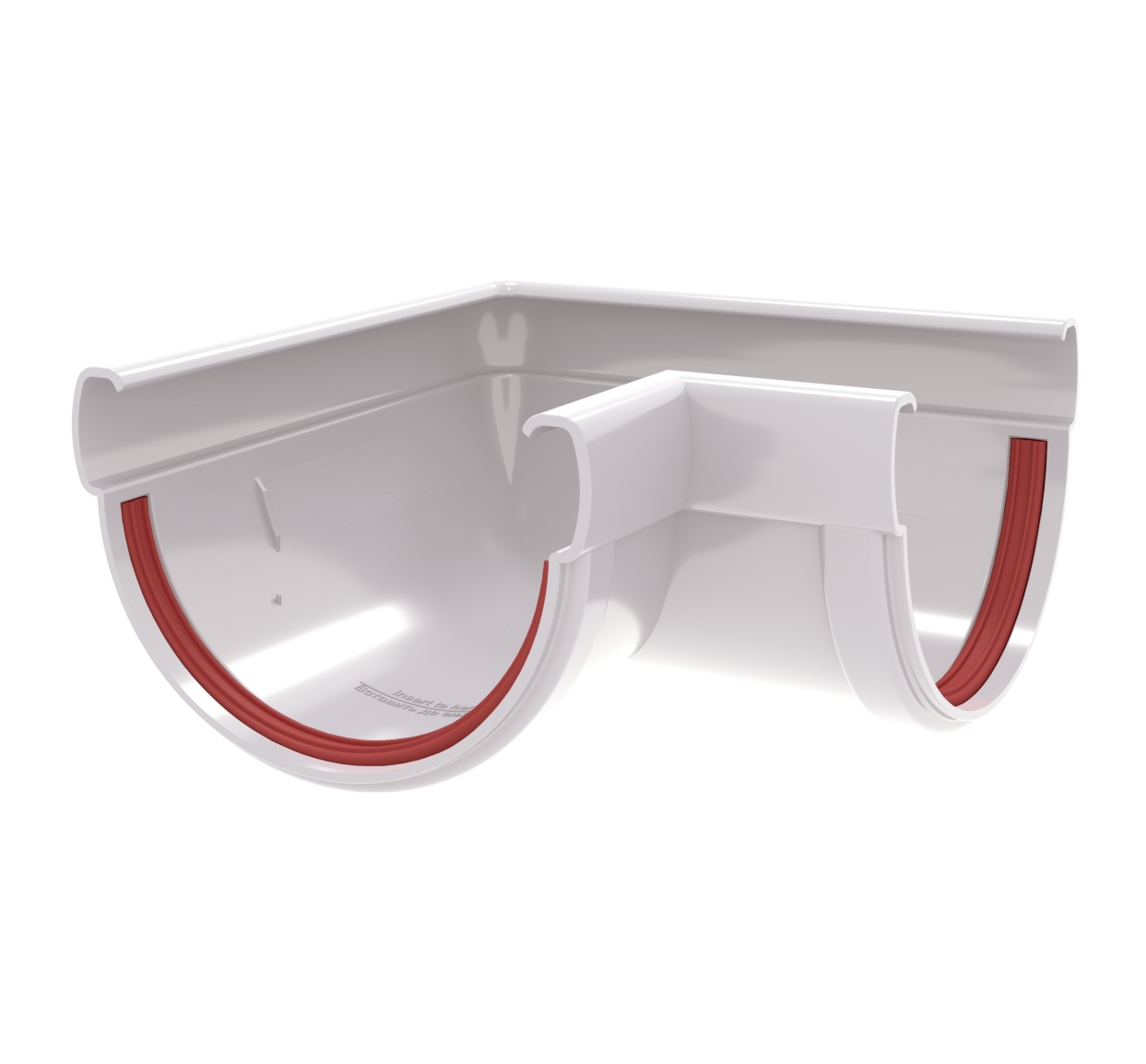 Угол желоба 90° универсальный Дизайн купить в Санкт-Петербурге