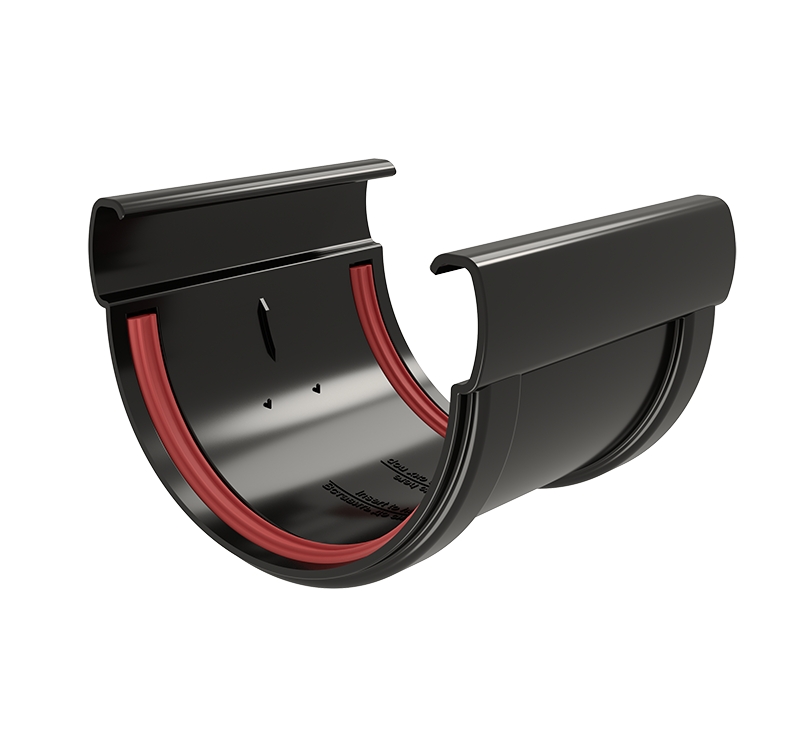 Соединитель желоба D135 ПВХ GrandLine Дизайн купить в Санкт-Петербурге