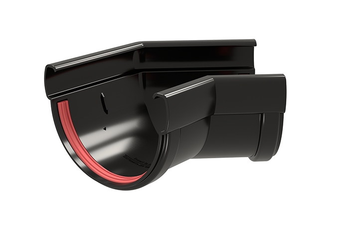 Угол желоба универсальный 135° D135 ПВХ GrandLine Дизайн купить в Санкт-Петербурге