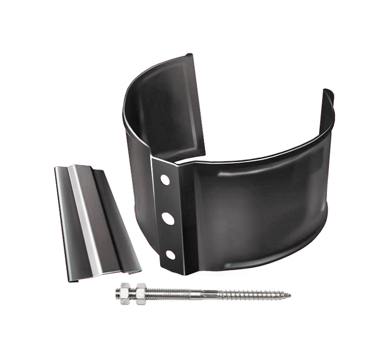 Хомут трубы металлический “клин” (в комплекте шпилька-саморез + дюбель) Классика/Дизайн купить в Санкт-Петербурге