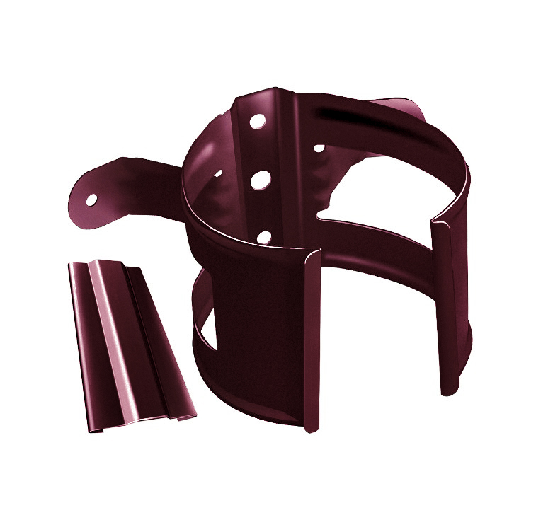 Хомут трубы металлический “уши” (саморезы в комплект не входят) Классика/Дизайн купить в Санкт-Петербурге