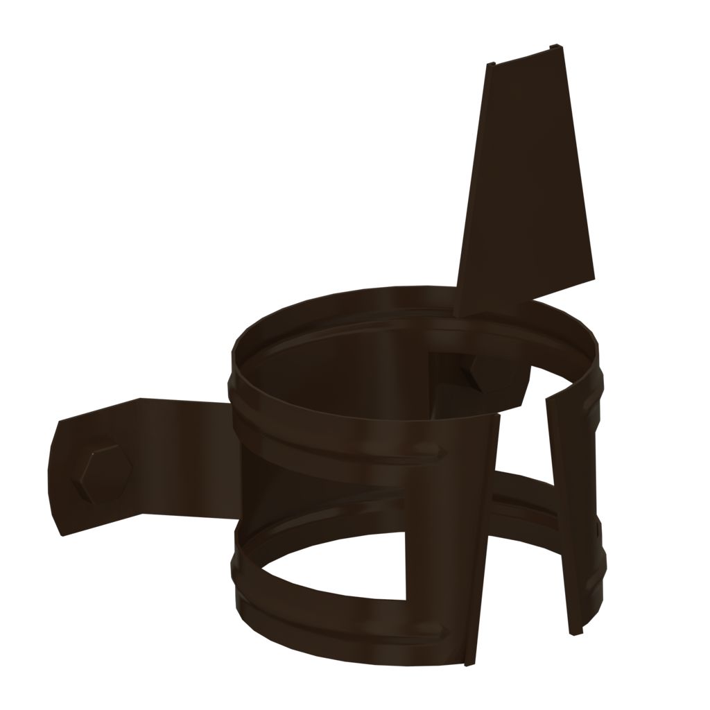 Держатель трубы на дерево МП Foramina круглого сечения купить в Санкт-Петербурге