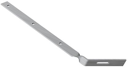 GLC ПВХ Удлинитель кронштейна желоба боковой 3х25ммс крепежом в комплекте купить в Санкт-Петербурге