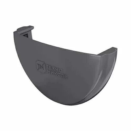 Заглушка желоба D125 серый (7024) ТН ПВХ 100шт/уп купить в Санкт-Петербурге