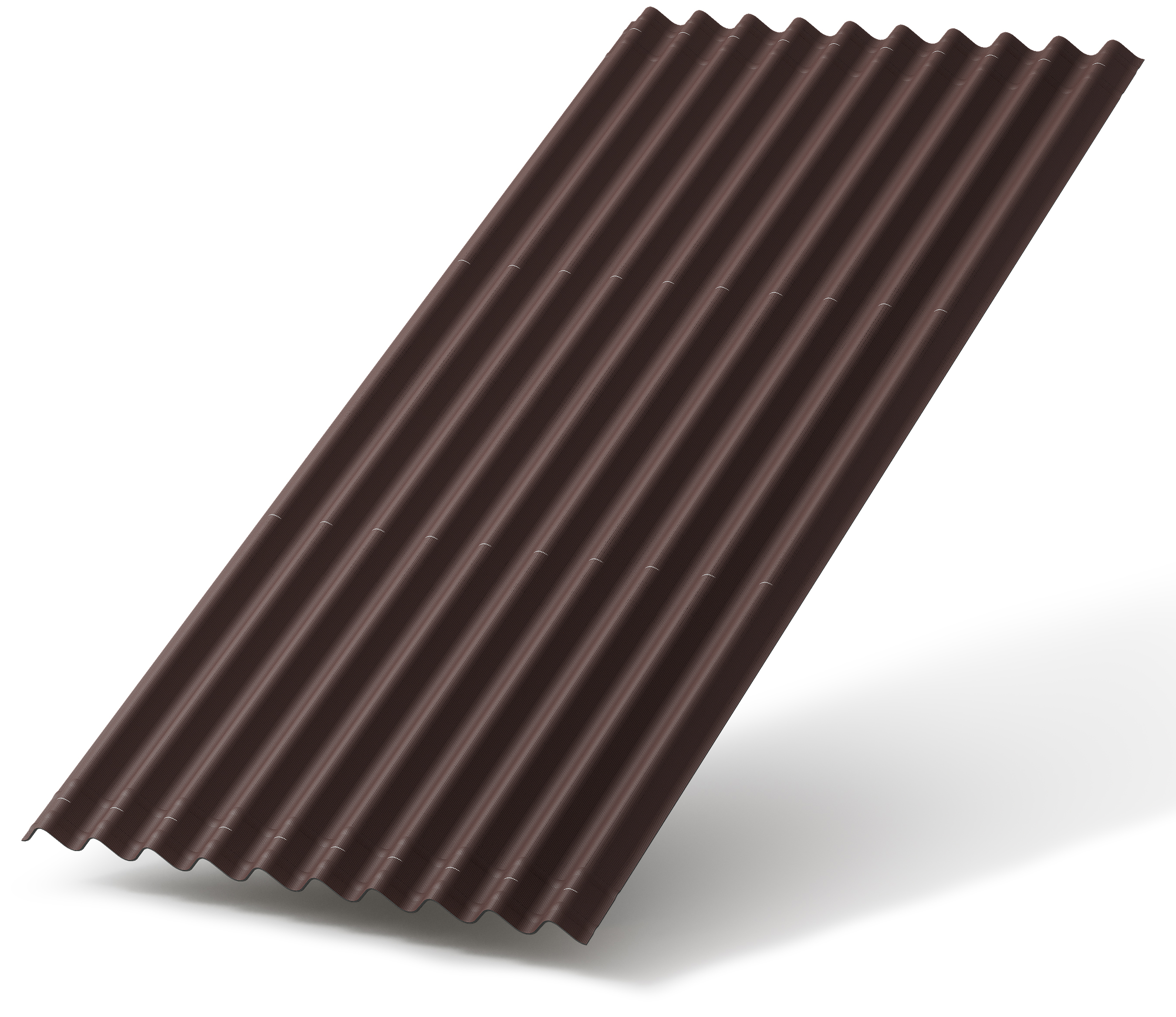 Лист Ондулин SMART коричневый купить в Санкт-Петербурге