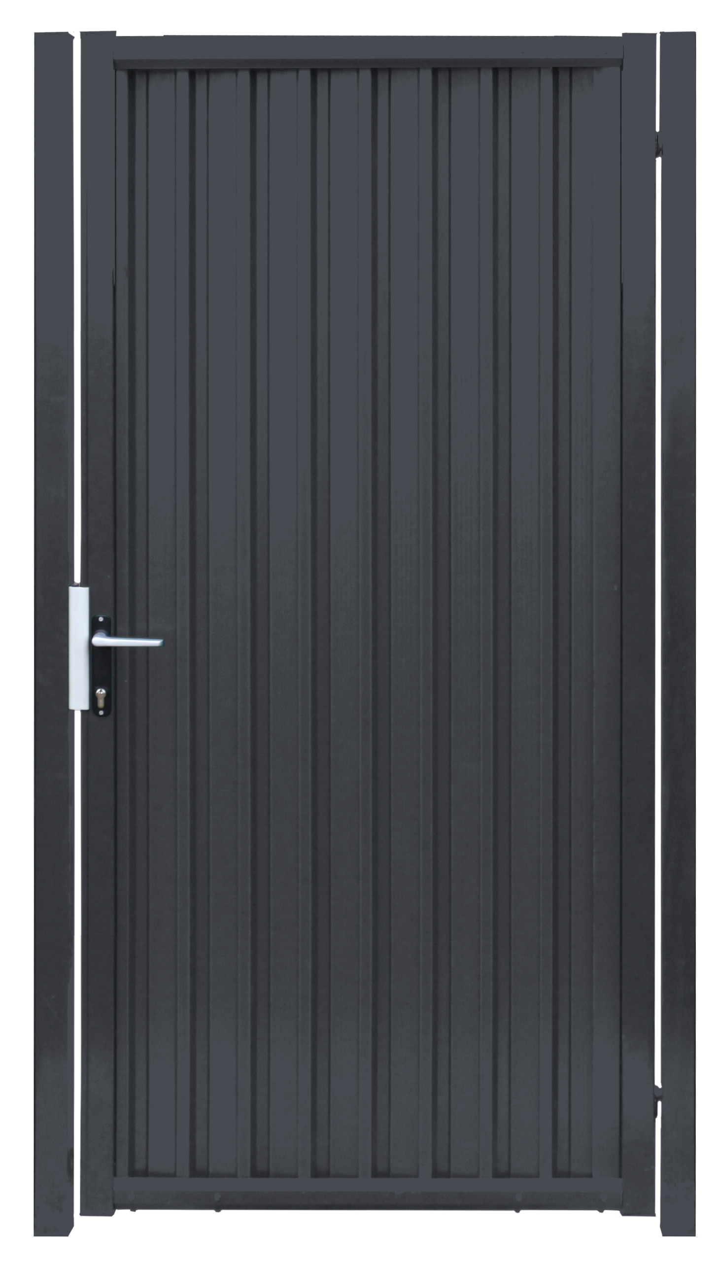 Калитка Estet 2000х1000мм 7024 темно-серый Grand Line купить в Санкт-Петербурге