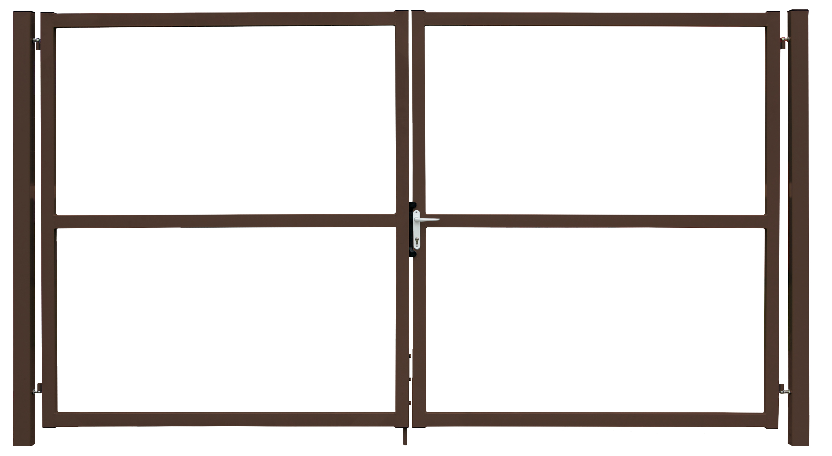 Ворота распашные Colority Zinc GrandLine 1,5х3,5 купить в Санкт-Петербурге