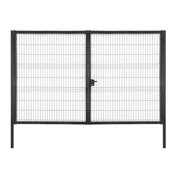 Ворота распашные Profi Lock 1730х4000мм 7024 темно-серый Grand Line купить в Санкт-Петербурге