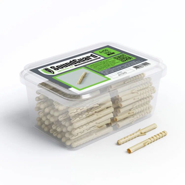 Дюбели SoundGuard УН 6х50 (100 шт/уп) купить в Санкт-Петербурге