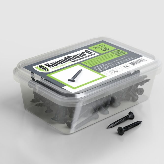 Саморезы SoundGuard XTN 3,9х33 (200 шт/уп) купить в Санкт-Петербурге