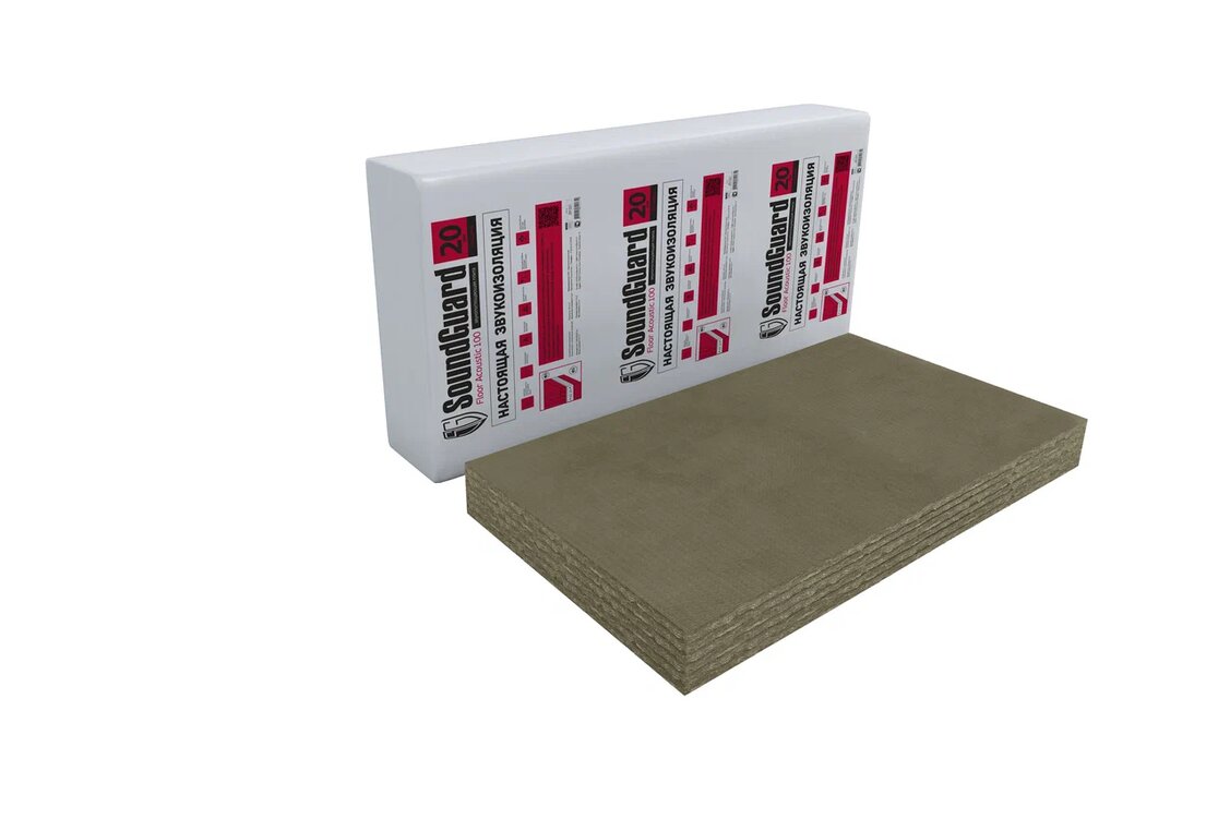 Плита звукопоглощающая SoundGuard Floor Acoustic 100 купить в Санкт-Петербурге