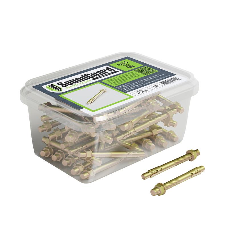 Анкер-клин SoundGuard вкручиваемый 6х65 (50 штук) купить в Санкт-Петербурге