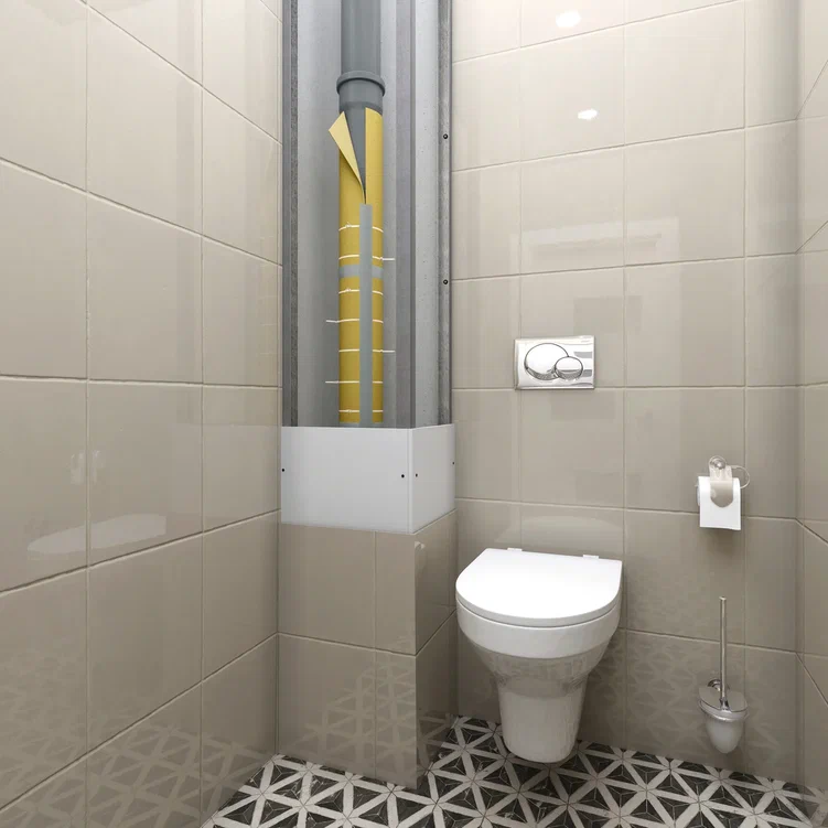 Комплект для шумоизоляции труб SoundGuard TubeZero купить в Санкт-Петербурге