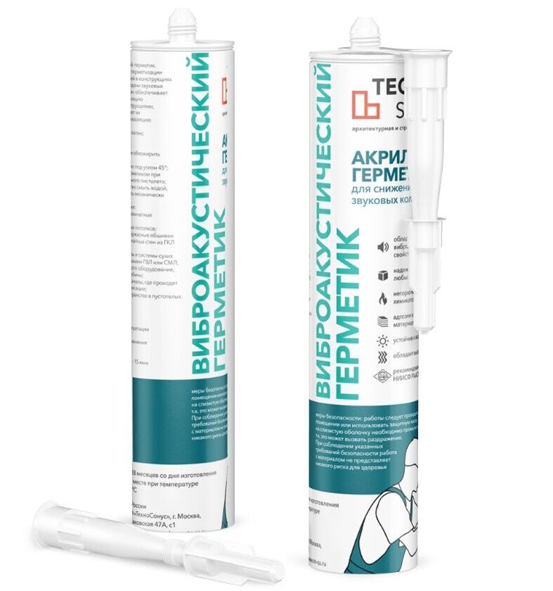 Герметик ТехноСонус Сонетик 310мл виброакустический акриловый Sonetic купить в Санкт-Петербурге