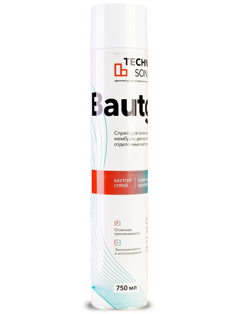 Клей ТехноСонус Баутгер аэрозольный 750мл Bautger купить в Санкт-Петербурге