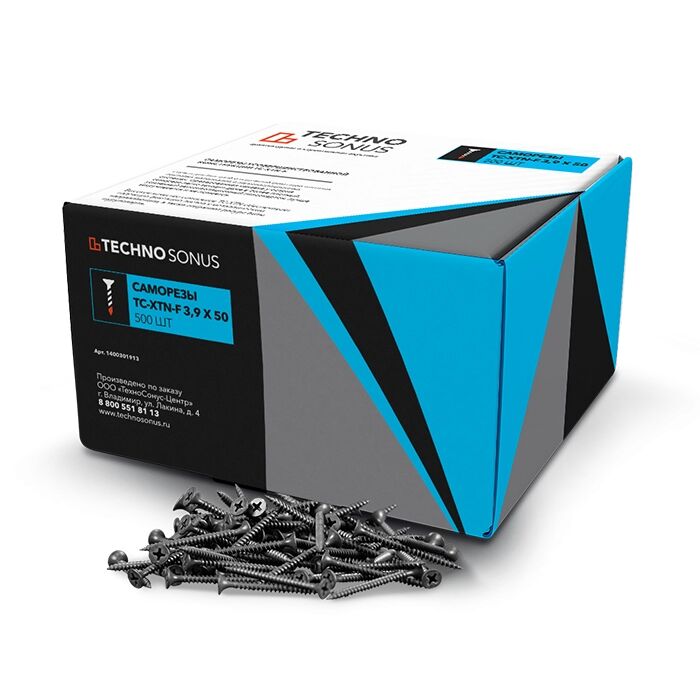 Саморезы ТС-XTN-F 3.9х50 (500 шт) купить в Санкт-Петербурге