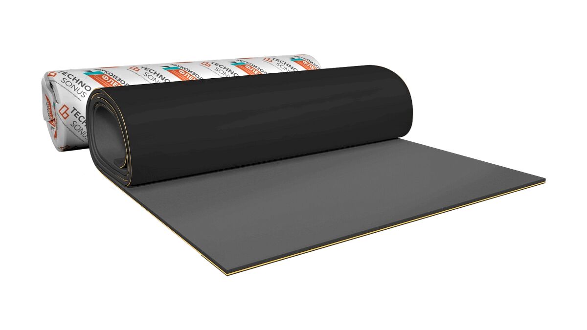 Мембрана Звукоизол ФЛЕКС 12мм, 2.5х1м (2.5м2) купить в Санкт-Петербурге