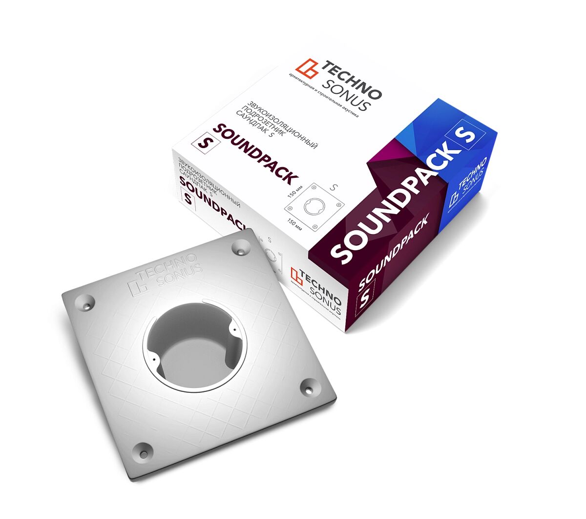 Звукоизоляционный подрозетник СаундПак (SoundPack) S купить в Санкт-Петербурге