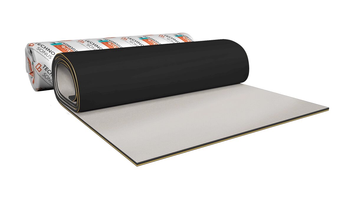 Мембрана Звукоизол ФЛЕКС смк 12мм, 2.5х1м (2.5м2) купить в Санкт-Петербурге